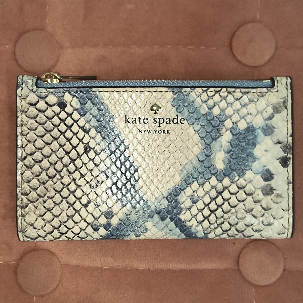 Kate Spade Hayes Street Snake-Embossed Wallet - Picture 4 of 11